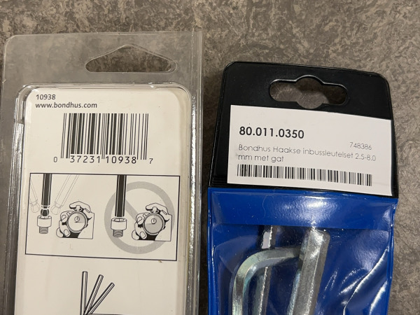 Inbussleutel set 17-delig – foto 3 – kavel bij XL Auctions
