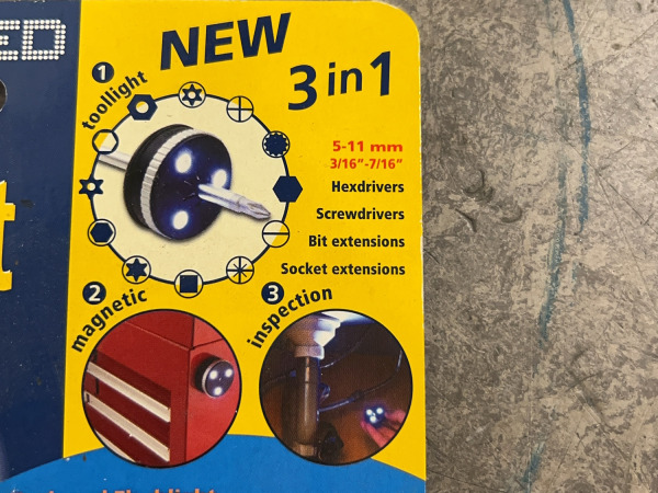 7x Handgereedschap magneet-en/Ledlamp – foto 3 – kavel bij XL Auctions