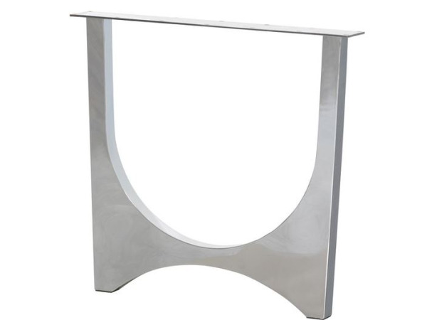 WOOOD Zaandam Design Tafelpoot - Metaal - Chrome - 1 stuks – kavel bij XL Auctions