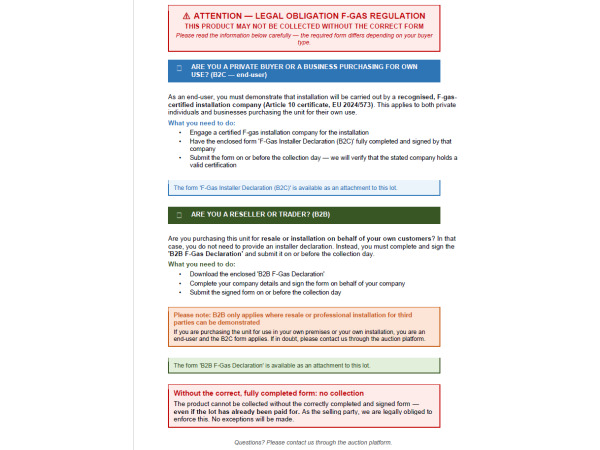 Airco split 3,5kW met wifi 12.000 BTU tot 35m² – foto 17 – kavel bij XL Auctions