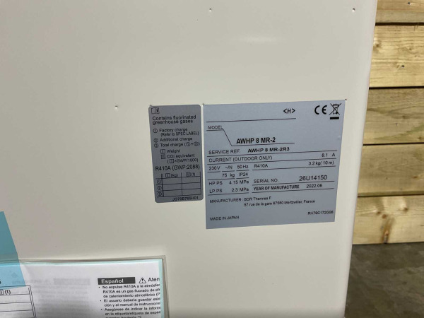 lucht/water-warmtepomp 8kW BLW Split-P (c) – foto 4 – kavel bij XL Auctions