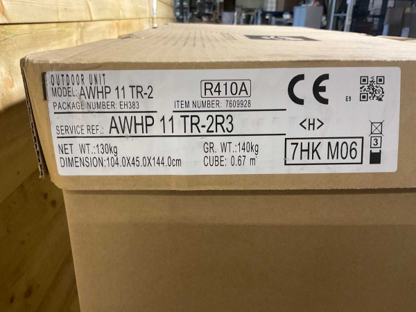 lucht/water-warmtepomp 11kW BLW Split (c) – foto 7 – kavel bij XL Auctions
