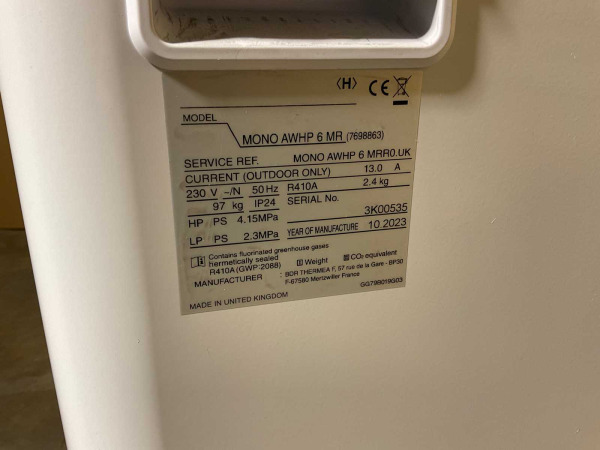 lucht/water-warmtepomp 6kW BLW Mono – foto 5 – kavel bij XL Auctions
