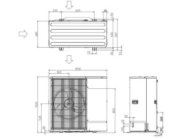 lucht/water-warmtepomp 11kW BLW Mono-K – foto 11 – kavel bij XL Auctions