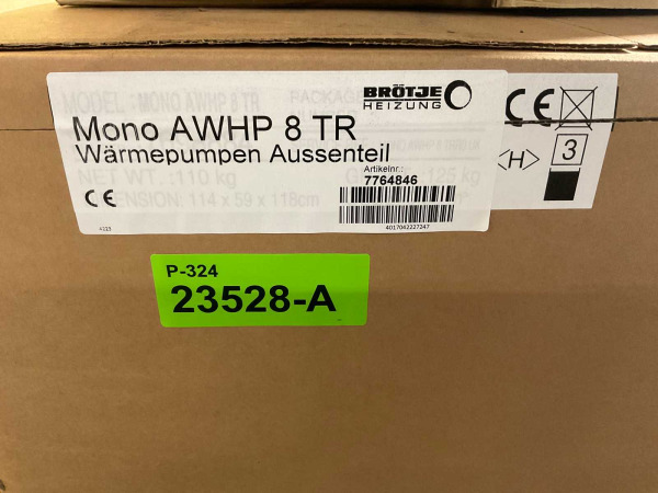 lucht/water-warmtepomp 8kW BLW Mono met verwarmelement – foto 6 – kavel bij XL Auctions