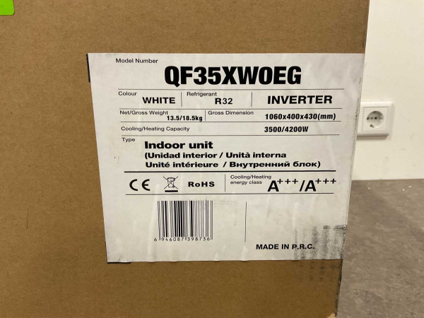 4x Airco splitunit 3,5kW met Clean Air technologie -tot 35m² – foto 2 – kavel bij XL Auctions