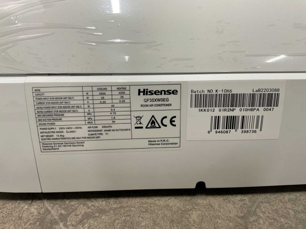 2x Airco splitunit 3,5kW met Clean Air technologie -tot 35m² – foto 14 – kavel bij XL Auctions