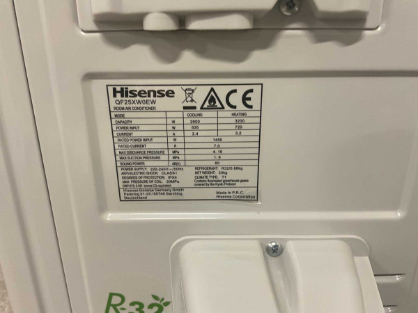 Airco splitunit 2,6kW met Clean Air technologie –tot 25m² – foto 8 – kavel bij XL Auctions
