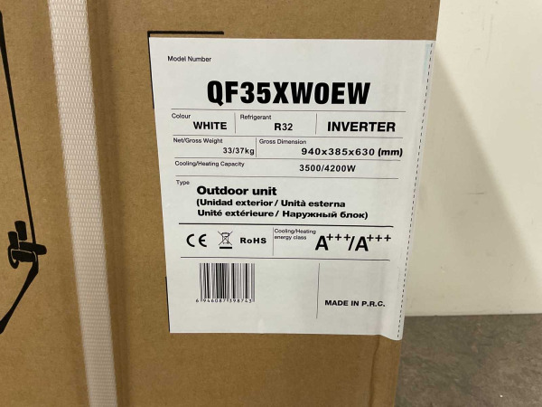 4x Airco splitunit 3,5kW met Clean Air technologie -tot 35m² – foto 13 – kavel bij XL Auctions