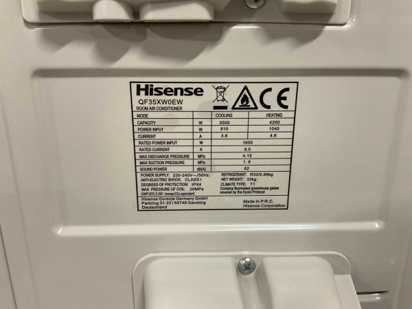 4x Airco splitunit 3,5kW met Clean Air technologie -tot 35m² – foto 14 – kavel bij XL Auctions