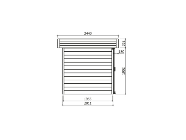 Tuinhuis Oslo 3420x2440x2254 – foto 2 – kavel bij XL Auctions