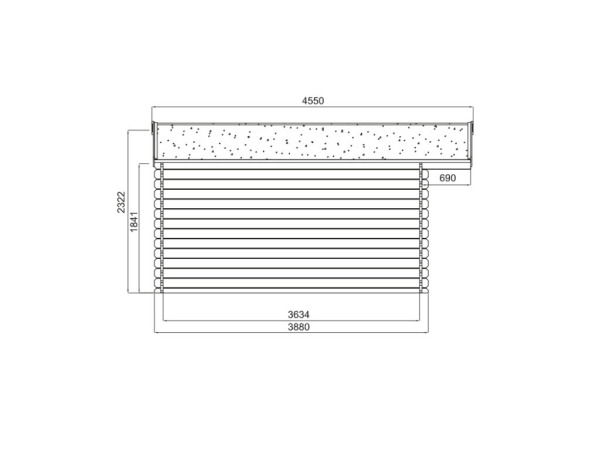 Tuinhuis Linz 3880x3880x2533 – foto 2 – kavel bij XL Auctions