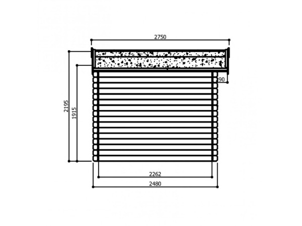 Tuinhuis Gera 2480x2480x2195 – foto 2 – kavel bij XL Auctions
