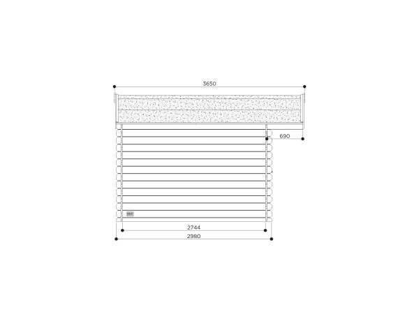 Tuinhuis Dole geïmpregneerd 3880x2980x2392 – foto 2 – kavel bij XL Auctions