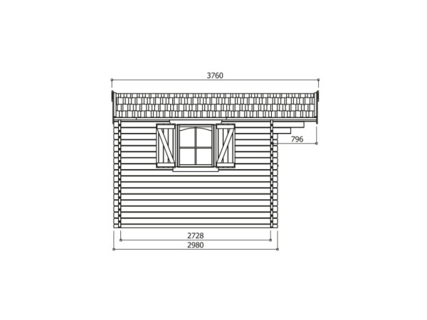 Tuinhuis Servoz geïmpregneerd 2980X2980X2392 MM – foto 2 – kavel bij XL Auctions