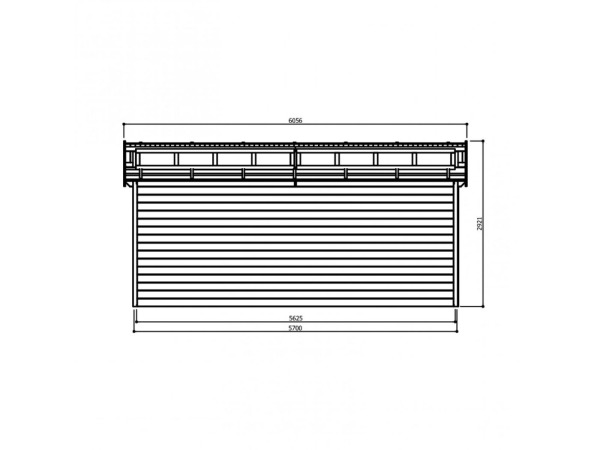 Garage Torino 3600X5700X2921 MM openslaande deuren – foto 2 – kavel bij XL Auctions