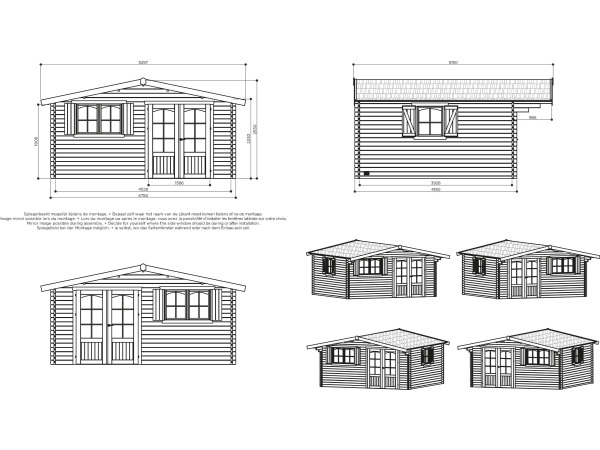 Tuinhuis Chambery 478x418 cm – foto 2 – kavel bij XL Auctions