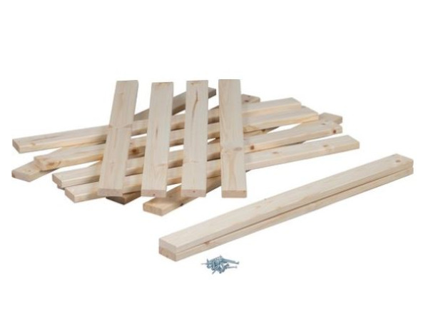 WOOOD Lattenbodem zonder Lint - Hout - 2x200x80 CM – foto 2 – kavel bij XL Auctions