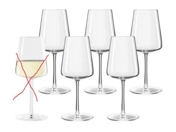 Stolzle Power 400 ml Witte Wijnglazen - 5 stuks1 – foto 2 – kavel bij XL Auctions