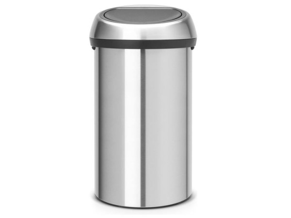 Brabantia Touch Bin Prullenbak - 60 liter - Matt Steel – kavel bij XL Auctions