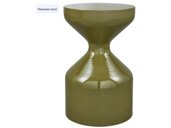 WOOOD Floyd Bijzettafel - Metaal - Groen - 47x30x30 – kavel bij XL Auctions