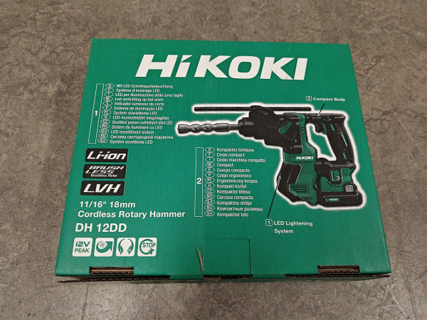 Hikoki boorhamer in doos SDS-Plus 12V DH12DD – foto 10 – kavel bij XL Auctions