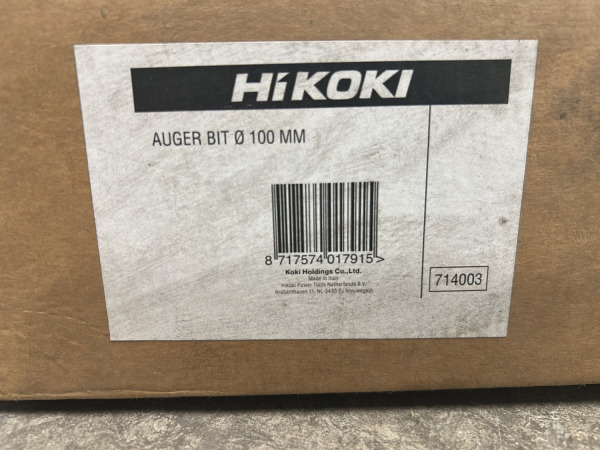 HiKOKI grondboor ø100×1100mm – foto 5 – kavel bij XL Auctions
