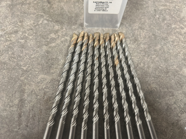 5x HiKOKI hamerboren SDS-plus ø6×160mm 10-pack – foto 3 – kavel bij XL Auctions