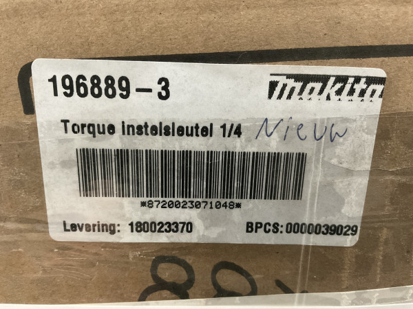 10x Makita torque instelsleutel 1/4 196889-3 – foto 6 – kavel bij XL Auctions