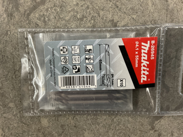 10x Makita dubbelzijdige metaalboor 10-pack B-26945 ø4.1x55mm – foto 3 – kavel bij XL Auctions