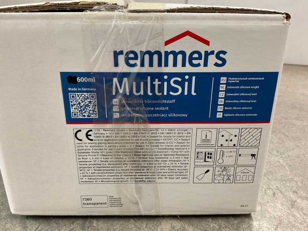 24x Remmers MultiSil siliconenkit transparant 600 ml – foto 3 – kavel bij XL Auctions