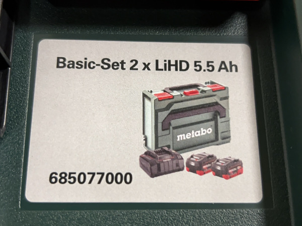Metabo accu starterset 18V LiHD – foto 4 – kavel bij XL Auctions