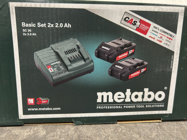Metabo basisset 18V 2,0 Ah – foto 3 – kavel bij XL Auctions