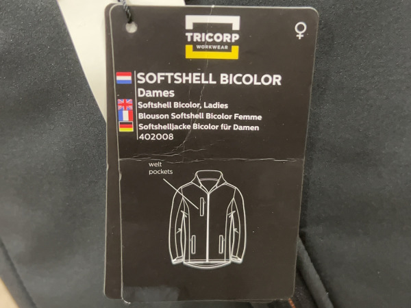 2x Tricorp softshell jas maat XS zwart/oranje – foto 7 – kavel bij XL Auctions