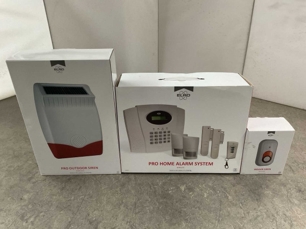 Elro alarmsysteem met sirene set 3-delig
