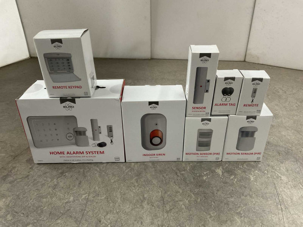 Elro alarmsysteem met accessoires set 8-delig