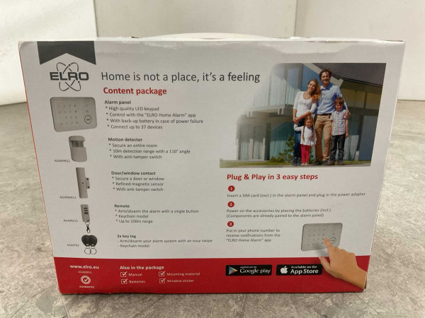 Elro alarmsysteem met accessoires set 8-delig – foto 3 – kavel bij XL Auctions