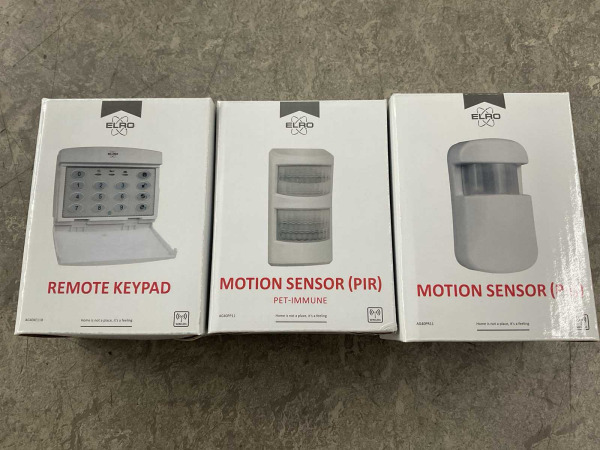 Elro alarmsysteem met accessoires set 8-delig – foto 5 – kavel bij XL Auctions