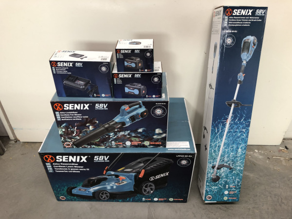 Senix accu tuinonderhoudsset 6-delig