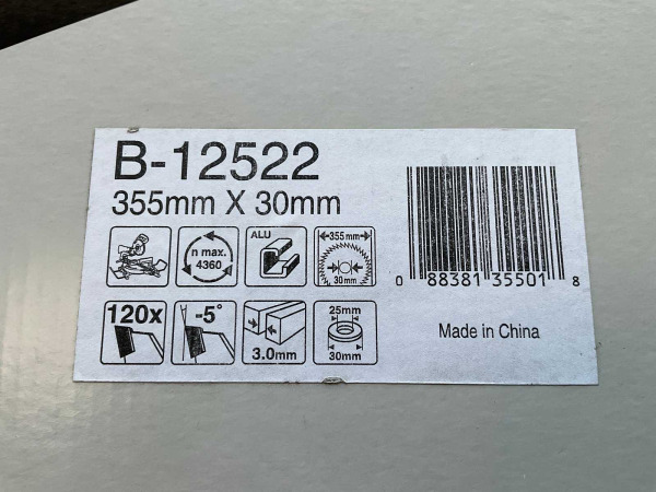 3x Makita cirkelzaagblad 355mm B-12522 – foto 4 – kavel bij XL Auctions