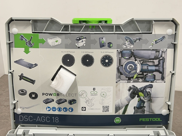 Festool slijper DSC-AGC 18-125 FH Li EB-Basic – foto 7 – kavel bij XL Auctions