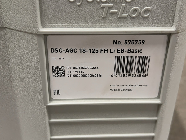 Festool slijper DSC-AGC 18-125 FH Li EB-Basic – foto 10 – kavel bij XL Auctions