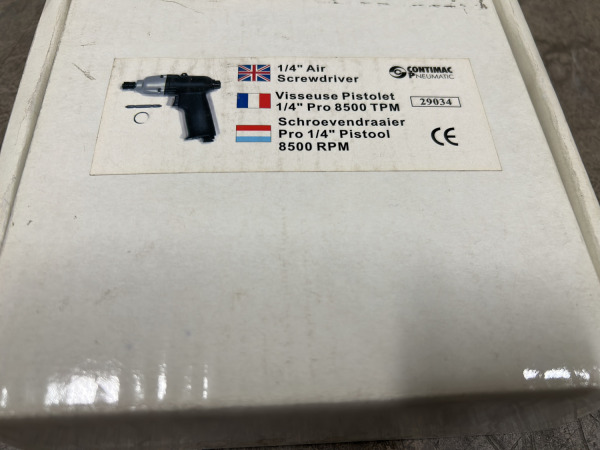 Contimac pneumatische schroefmachine 1/4" – 8.500 rpm – foto 8 – kavel bij XL Auctions