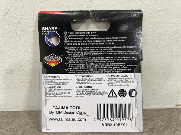10x Tajima trapeziummessen 60mm 10-pack V-REX – foto 2 – kavel bij XL Auctions