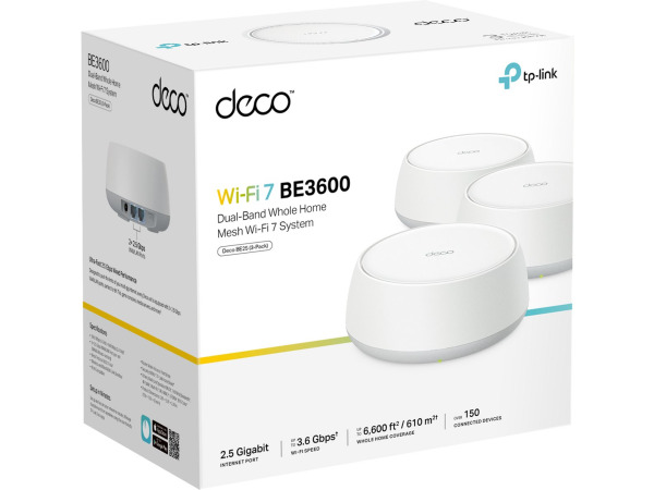 TP-Link Deco BE25 - Mesh WiFi  - WiFi 7 - 3 pack