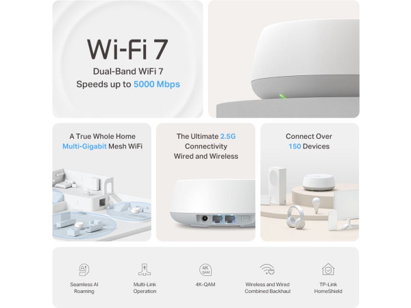 TP-Link Deco BE25 - Mesh WiFi - WiFi 7 - 3 pack – foto 3 – kavel bij XL Auctions
