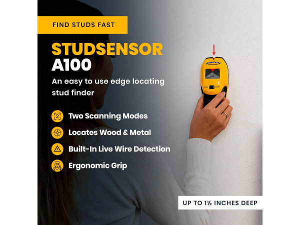 Zircon StudSensor A100 Wandscanner - WireWarning Detectie – foto 2 – kavel bij XL Auctions