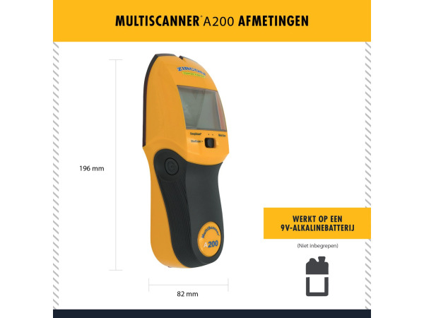 Zircon MultiScanner A200 Multidetector - Wandscanner – foto 2 – kavel bij XL Auctions
