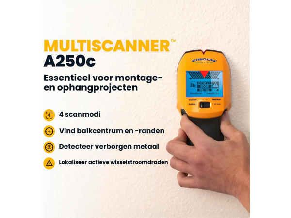 MultiScanner A250c - Muurscanner - AC-draaddetectie – foto 2 – kavel bij XL Auctions
