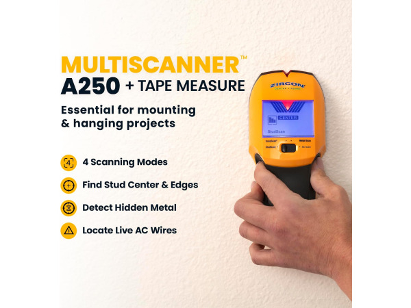 Zircon® MultiScanner™ A250 Muurscanner - Multidetector – foto 3 – kavel bij XL Auctions